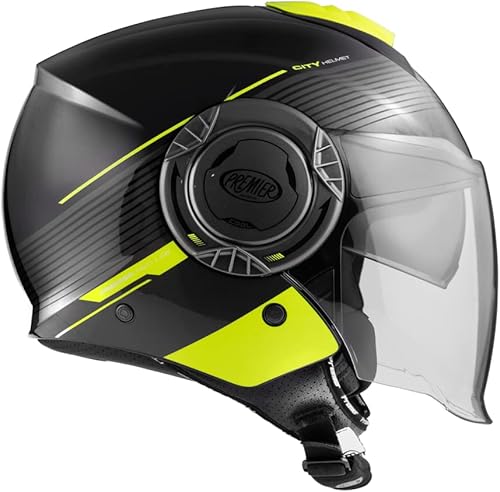Cool Evo Helm Nero Motocicletta - Ysert