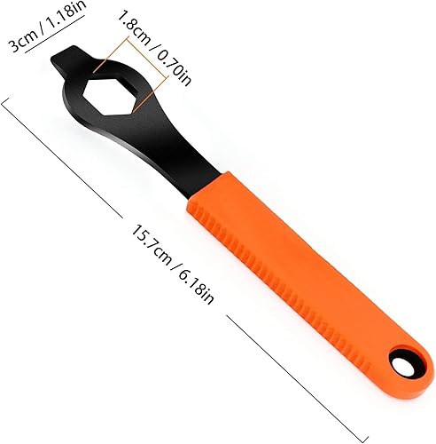 estrattore per manovella per Bicicletta e Strumento per Movimento Centrale con Chiave da 16 mm Set di Attrezzi per manovella per Bicicletta Strumento per Movimento Centrale per Bicicletta - Ysert