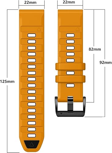 Silicone Braccialetto per Garmin Fenix 8 47mm/Fenix E 47mm Strap. Wristband Bands Sgancio Rapido Cinturino Wristband Armband Sportivo per Garmin Fenix E 47mm/Fenix 8 47mm - Ysert