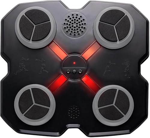 Macchina da Boxe Musicale per Bambini, Macchina da Boxe Montata a Parete con Guanti, 3 Modalità, Bluetooth colore VARI - Ysert