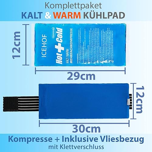 Ghiaccio gel riutilizzabile con benda compressa - Morbidissimo, lungo tempo di raffreddamento - Borsa ghiaccio ghiaccio gel ghiaccio instantaneo buste borsa ghiaccio borsa ghiaccio ginocchio - Ysert