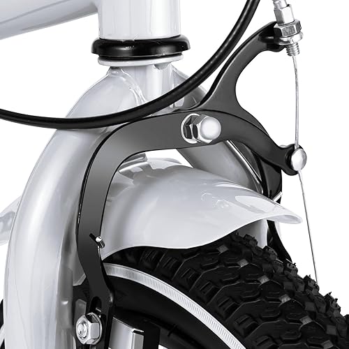 SHZICMY 14' 16' bicicletta bambini bici ragazzi e ragazze bici con ruote di allenamento e campana, regalo per ragazze e ragazzi per 3-8 anni - Ysert