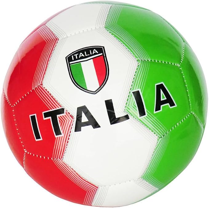 Pallone Palla Da Calcio Football Misure E Peso Ufficiali Italia Bandiera - Ysert