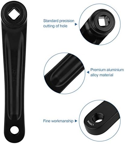 Braccio della manovella della bicicletta di 170mm, braccio sinistro della manovella della lega, braccio della manovella della mano sinistra della sostituzione - Ysert