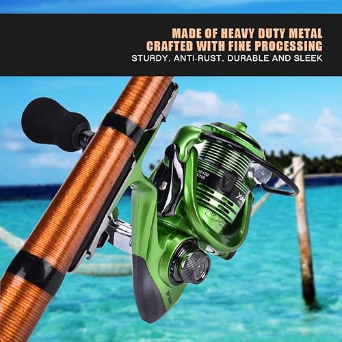 Mulinello da Pesca Liscio Spinning Casting Spinning Reel per Acqua Salata/Dolce - Ysert