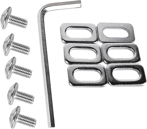 Set di Viti, rondelle e distanziatori per Pedali per Bicicletta Look KEO, Kit di Fissaggio per tacchette Durevole per Scarpe da Bici da Strada - Ysert