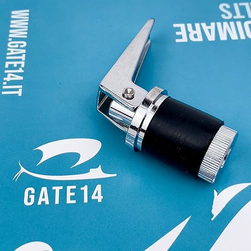 Tappo a Espansione per Scarico Acqua Regolabile per Barca in Ottone Cromato Ø 22 mm - Ysert