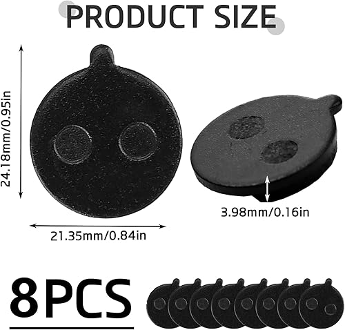 Pastiglie Monopattino Elettrico, Pastiglie Freno a Disco Semi-Metalliche per Monopattino Elettrico Bicicletta Brake Lining Pad Accessori Ciclismo Compatibili con KUGOO M4/M4 PRO e Altri Modelli - Ysert