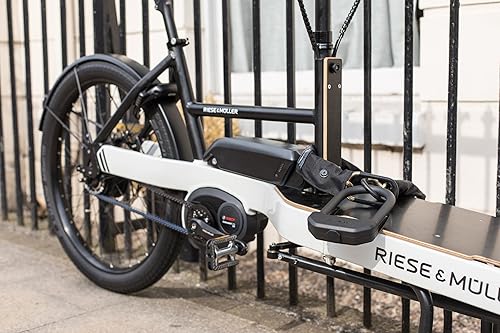 Hiplok E-DX, Lucchetto ad arco e a catena, Unisex, ALL BLACK, Circonferenza di chiusura 100cm - Ysert