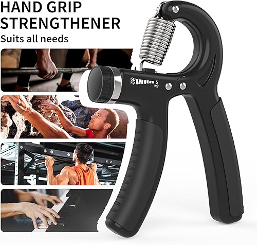 PROIRON Hand Grip, Avambracci Attrezzi con Resistenza 5-60KG per Allenamento della Forza e Recupero di Lesioni alla Mano - Ysert