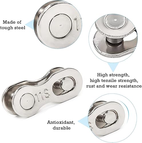 GIAK Bicicletta Catena Collegamento 10 Paia Velocità Catena Della Bicicletta Manca La Bicicletta Collegamento 6-7-8 9 10 11 velocità Catena Bicicletta Connettore a Sgancio Rapido - Ysert