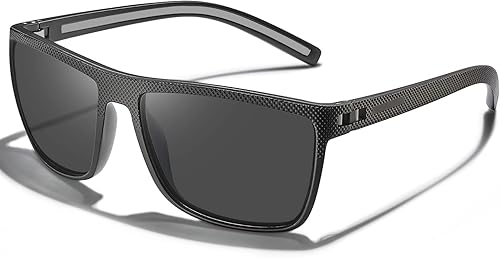 AVAWAY Occhiali da sole polarizzati da uomo stile classico protezione UV occhiali da uomo per guida wandern viaggio lenti polarizzate in acetato - Ysert