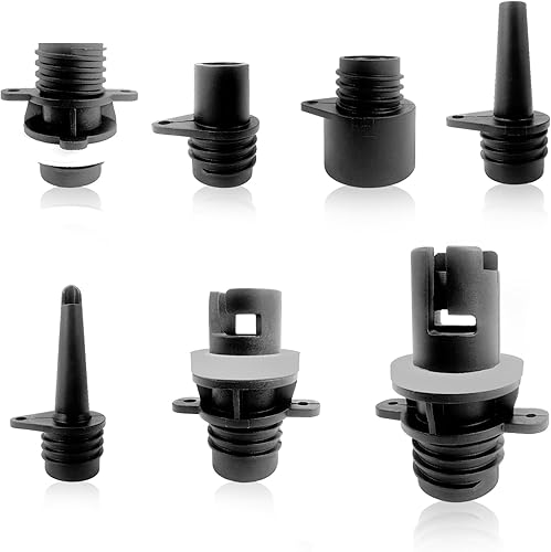 7 ugelli elettrici per valvola dell'aria, kit adattatore per pompa Sup, tubo dell'aria per pompa gonfiabile, accessori per pompa ad aria Sup, parti di ricambio per stand up paddle board gonfiabili - Ysert