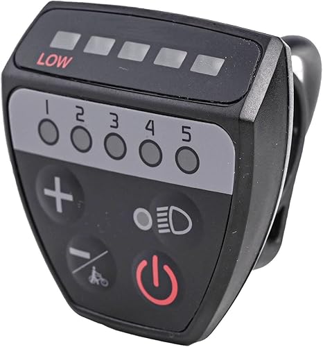 Zoegneer Display per bicicletta elettrica con protocollo UART ad alta compatibilità, piccolo controllo della maniglia, per BBS01 02 M400 M620 Midmotor - Ysert