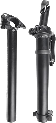 Stelo pieghevole elettrico,Set di steli riser pieghevole regolabile per bici pieghevole,25,4 mm - Ysert