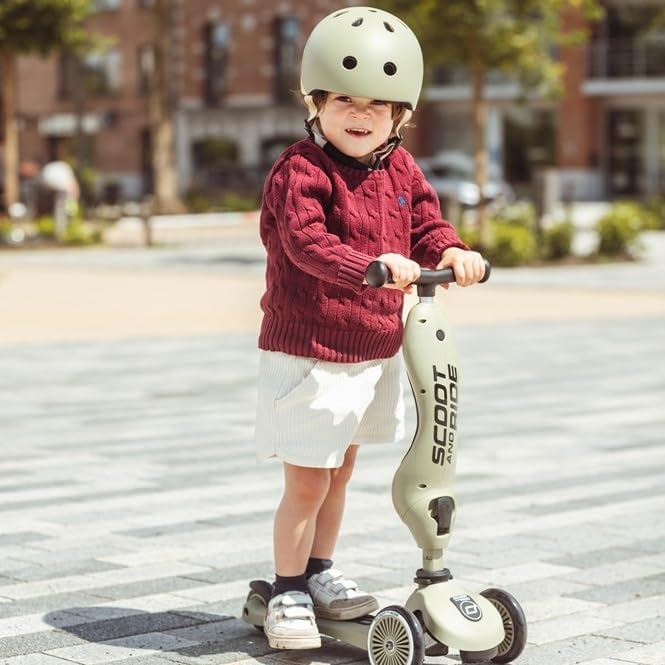 Scoot and Ride Helm XS Olive - Ysert