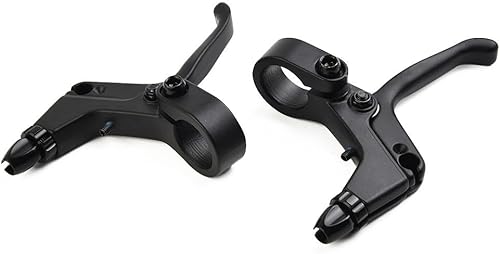 Leva del freno, freni a disco meccanici per bambini, per mountain bike, con impugnatura corta, freni a disco meccanici, freni a trazione lineare (nero) - Ysert