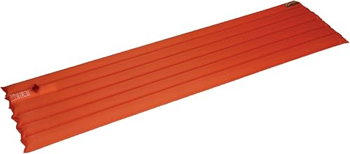 RIDER, Materassino Autogonfiante Singolo, Compatto e Ultraleggero, 185 x 50 x 7 cm, Colore Arancio - Ysert
