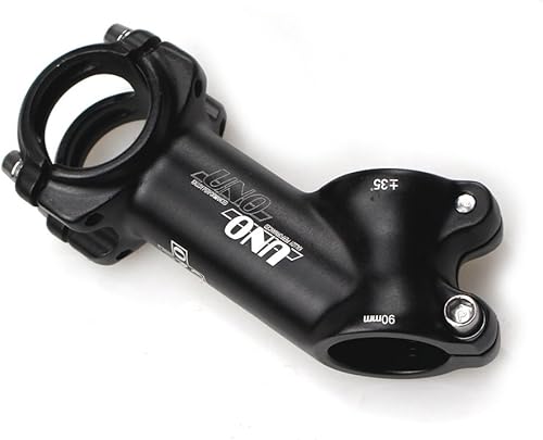 FOMTOR Attacco Manubrio 25.4 90mm Attacco Manubrio MTB da 35 Gradi per Manubrio MTB per Mountain Bike Road Bike BMX MTB - Ysert