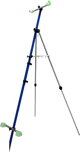 tripode pesca surfcasting telescopico 180 cm pesca dalla spiaggia moli scogliere - Ysert
