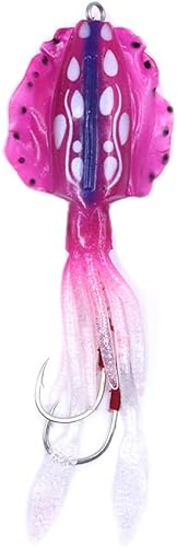 The Ultimate Squid Fishing Lures Jig acqua salata e acqua dolce per basso e ling merluzzo e Rock Fish su questa esca - Ysert