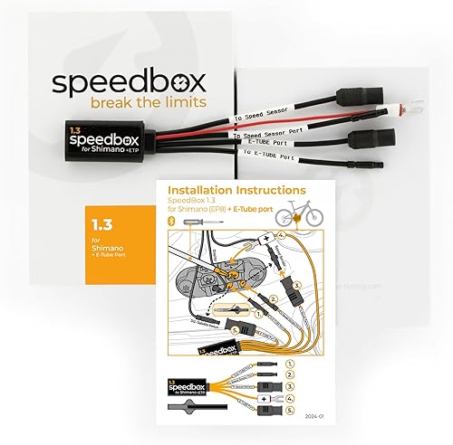 1.3 compatibile con Shimano (EP8) / Chip di tuning compatibile con e-bike con motori Shimano/Sbloccando il limitatore di velocità - Ysert