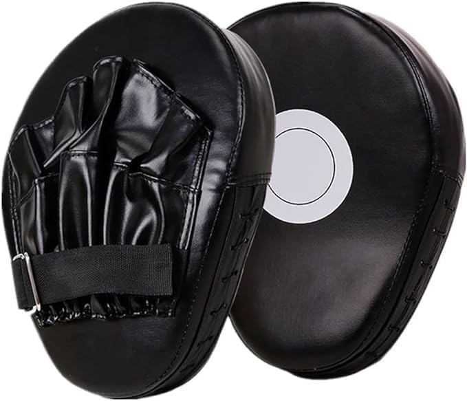 Guanti da Boxe, Guanti da Allenamento Target per Kickboxing, Muay Thai, Uomini e Donne, Nero - Ysert