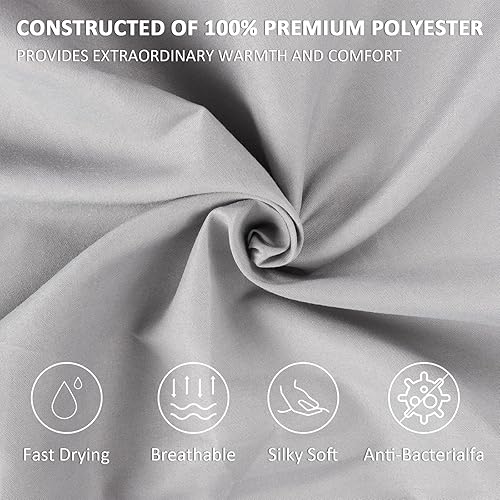 Sacco a Pelo Matrimoniale 180 x 210 cm Sacchi a Pelo Estivi, Sacco a Pelo Leggero e Compatto in Microfibra, Sacco a Pelo Emergenza 2-in-1 Coperta Termica per Viaggi in Hotel Campeggio - Ysert