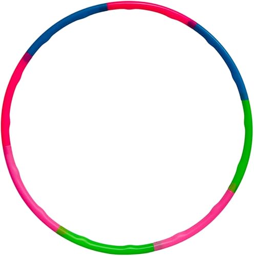 Hula Hop Bambini Colorato Cerchio Ginnico Diametro cm 60 Hula Hop Smontabile Regolabile Fitness Anello da Ginnastica per Bambini e Adulti Bambina Fitness Danza Yoga Addestramento Animali Domestici - Ysert