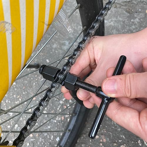 Smagliacatena Moto, Strumento per Spezzare Attrezzi Bici, Utensili per Catene di Biciclette Rompicatena Kit, Strumenti per La Riparazione della Bicicletta Toglimaglie Tensioner - Ysert