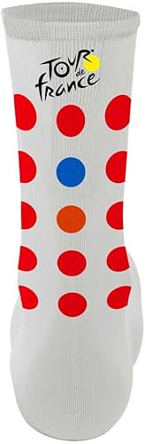 Santini Gpm Leader Socks-Tour Ufficiale della France Fan Calzini Unisex-Adulto - Ysert