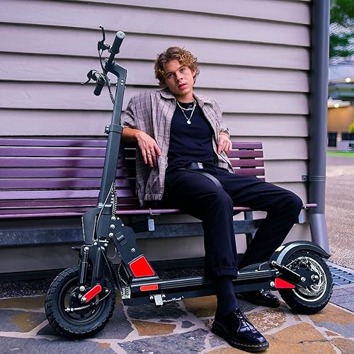 Monopattino Elettrico Adulti Motore Scooter Elettrico Monopattini Elettrici, 13Ah 48V Batteria Monopattino Elettrico 10 Pollici - Ysert
