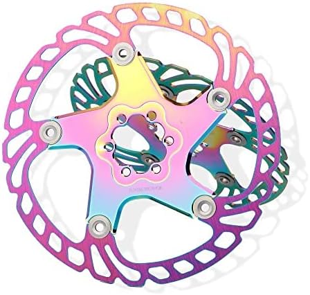 Riloer Bike Floating Disco Freno Rotore 180mm Colorato Disco Freno Rotore per Bici Da Strada Mountain Bike MTB BMX - Ysert