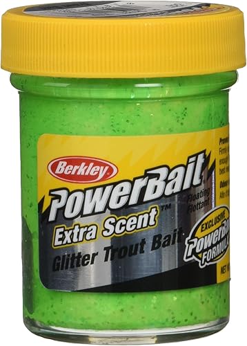 Berkley Powerbait Extra Scent, Esca trota glitterata, 50g - Ysert