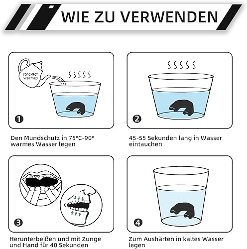 5 Pezzi Paradenti Sportivo adolescenti e Bambini, Paradenti Kick Boxing, Paradenti Professionale Slim per Rugby, Boxe, Arti Marziali, Hockey, Arti Marziali Miste, Taekwondo - Ysert