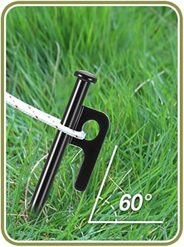 Picchetti per in Metallo, Acciaio Resistente, 40 Cm, per, Decorazioni, Picnic, Facili da Usare - Ysert