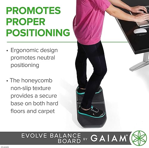 Gaiam Evolve Balance Board for Standing Desk - Ysert