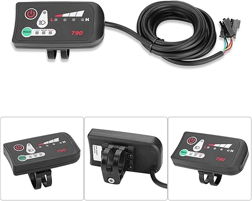 Pannello di Controllo Display LCD Ebike, Display per Bicicletta elettrica, Display a LED Intelligente 24V 36V 48V ebike Display LCD LED880 Impermeabile per Controller KT(36V) - Ysert