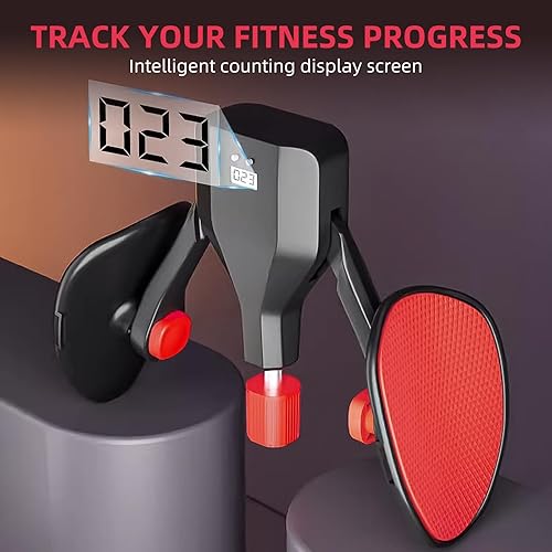Thigh Master - Attrezzo per esercizi di resistenza regolabile, per gambe e cosce, con contatore, attrezzo per esercizi per il pavimento pelvico, allenamento per il pavimento pelvico, per - Ysert