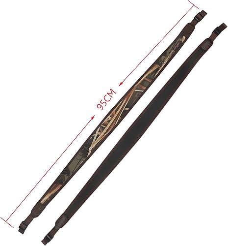 tracolla per fucile in neoprene, impermeabile, adatta per andare a caccia e per attività all’aperto, mimetica - Ysert