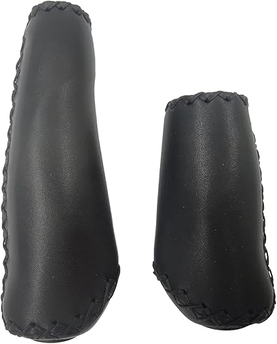 UPANBIKE Bike Grips Design ergonomico in Pelle Cucito a Mano a Pressione del Manubrio per Mountain Bike Strada Bicicletta Pieghevole Bici - Ysert