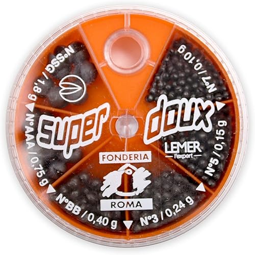 Set di 2 scatole di Piombi da Pesca, Piombo tenero Alta qualità e 1 levapiombi Pesca in Mare, Pesca acque Interne, Bolognese, Inglese, Feeder. - Ysert