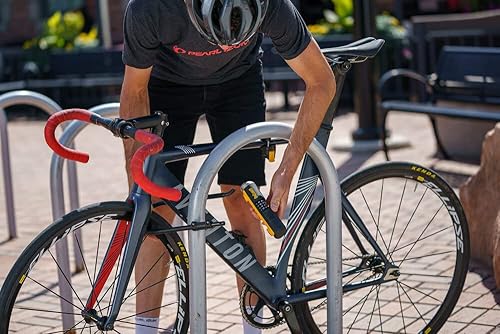 On-guard, Bulldog Combo, catena di sicurezza, nera, 11,5 x 23 cm, DT-8012C - Ysert