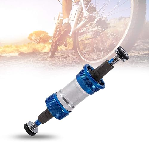 Movimento Centrale Bicicletta Movimento Centrale della Bicicletta, Movimento Centrale Conico Quadrato in Alluminio Impermeabile per Bici universali(122.5mm) - Ysert