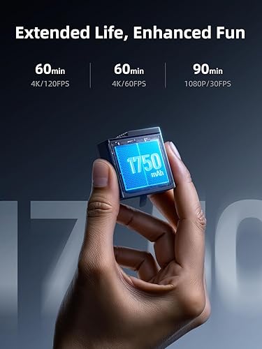 Batteria 360 Ace Pro (2 confezioni da 1750 mAh) e caricabatterie doppio rapido da 18 W per Insta360 Ace Pro/Ace - Ysert