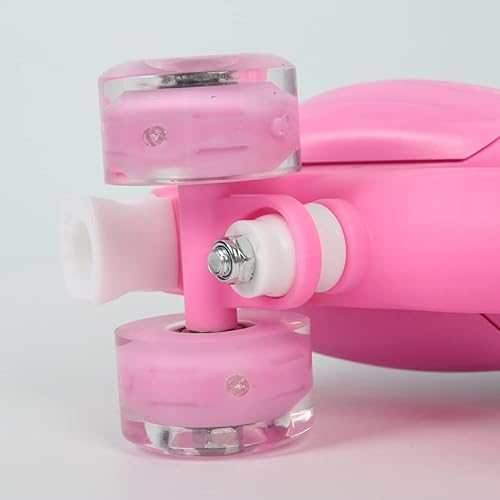 Pattini in linea/pattini Quad per bambini con/senza ruote luminose, misura regolabile da 31 a 38 comodi e traspiranti Inline-Skates Roller Skates per ragazze e ragazzi adolescenti principianti - Ysert