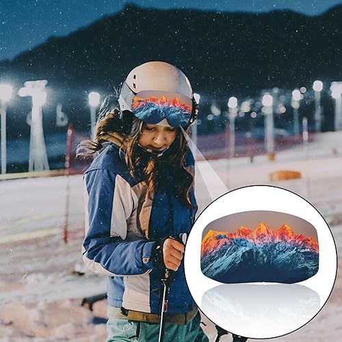 2 Pezzi Copri Maschere da Sci Portabilità, Protezione da Graffi, Copertura per Occhiali da Sci, Taglia Unica, Compatibile con Tutti Gli Occhiali - Ysert