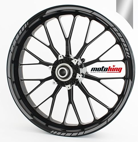 Adesivi per Il Bordo del cerchione GP - Progettazione Grafica - Kit Completo per Cerchioni da 15' a 19' / Colore a Scelta - Ysert