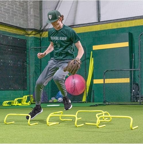 Trade Shop - Set 5 Ostacoli per Allenamento velocità Forza Agilità Scatto Altezza da 40cm - Ysert