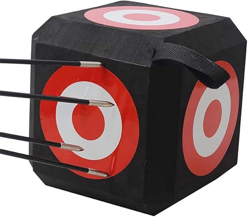 Dadi Tiro con L'Arco, Tiro con L'Arco Dadi 3D Tiro con L'Arco Dadi Bersaglio, Dadi riutilizzabili in Schiuma di tiro con L'Arco per la Caccia Esercizio di Allenamento - Ysert